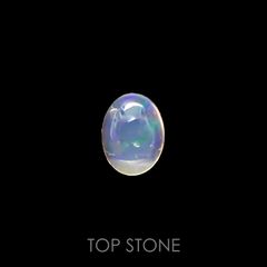 メキシコオパール(宝石名オパール) メキシコ産 1.756ct ソ付(彩珠)[210712136]8.8×6.6mm前後