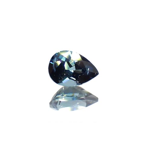 ブルートルマリン(宝石名トルマリン)アフガニスタン産 0.56ct 識別済[250115321]6.4x4.5mm前後