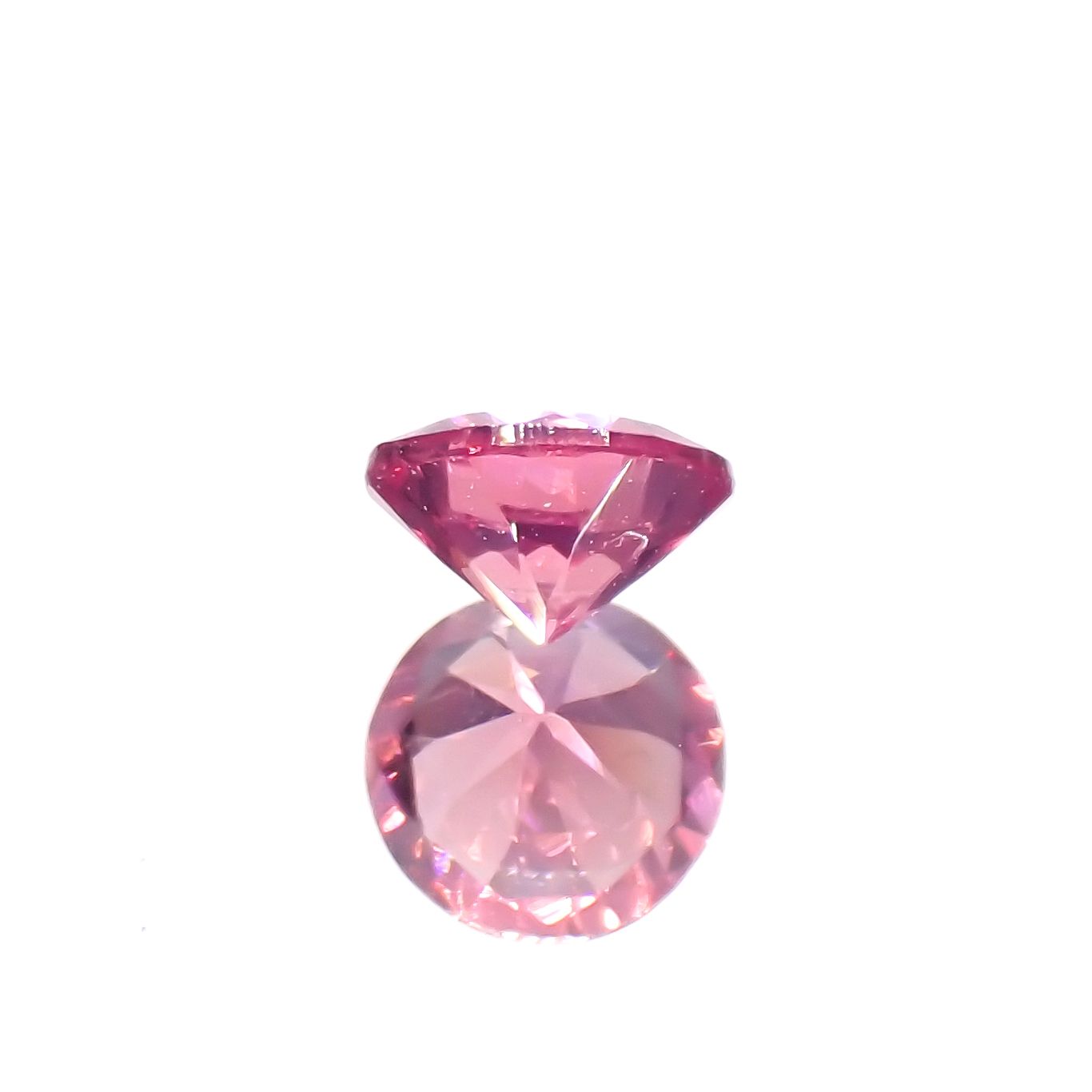 ピンクスピネル(宝石名ピンク・スピネル)タンザニア産 0.35ct 識別済[230321141]4.4x4.4mm前後
