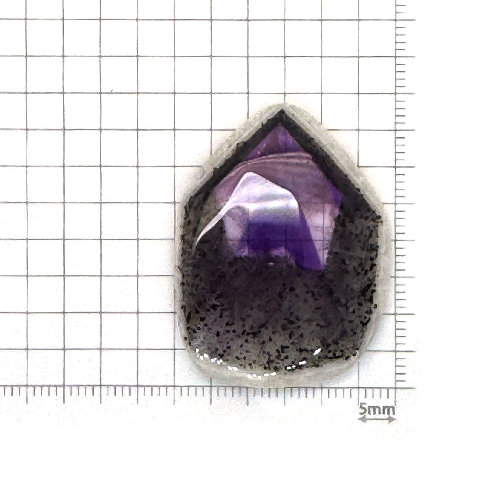 ◇フリーフォーム◇トラピッチェアメジスト 母岩付き ブラジル産 56.16ct [250730681]38.1x29mm前後
