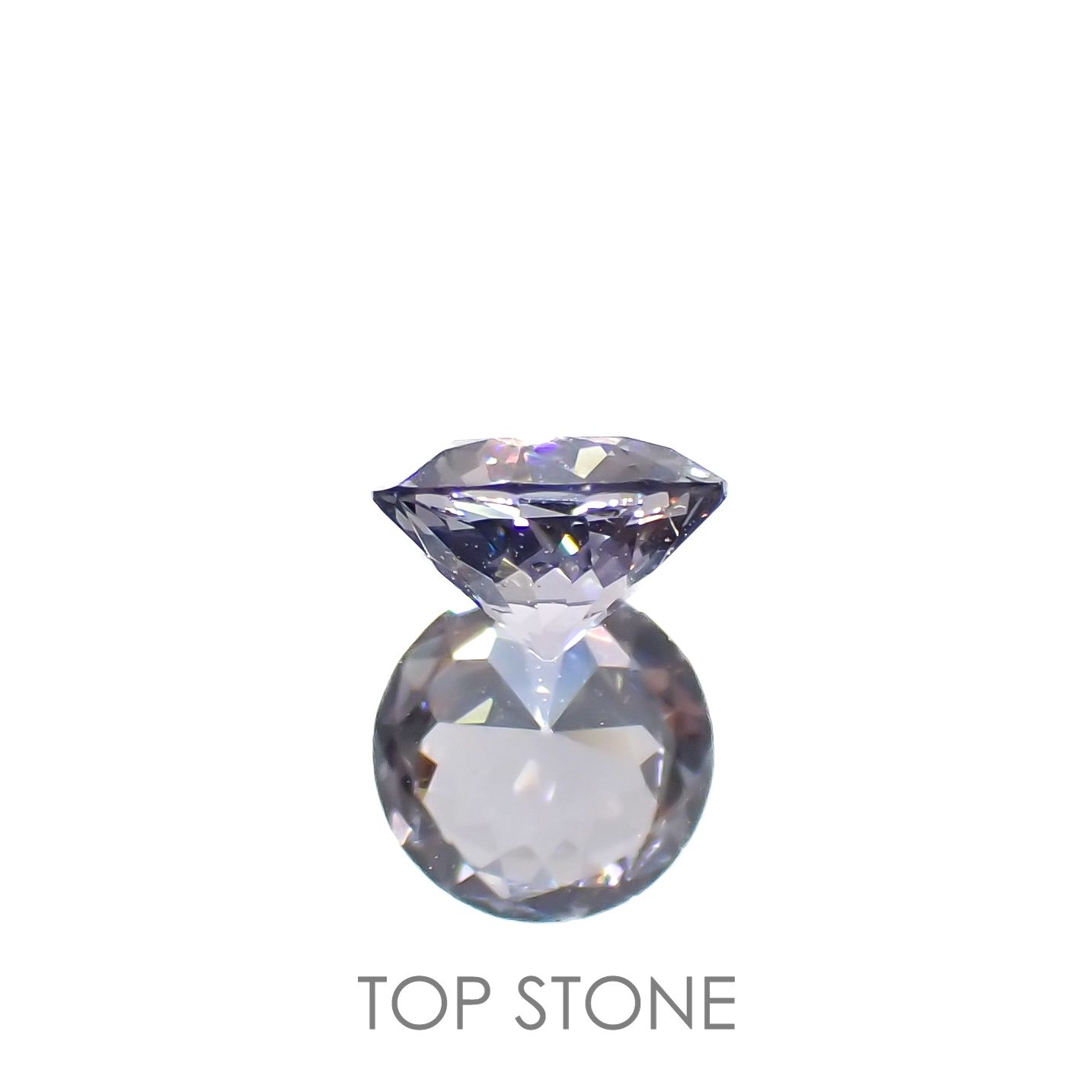 グレイッシュブルースピネル(宝石名スピネル)ビルマ/マダガスカル産 0.35ct 識別済[220716965]4.4x4.4mm前後