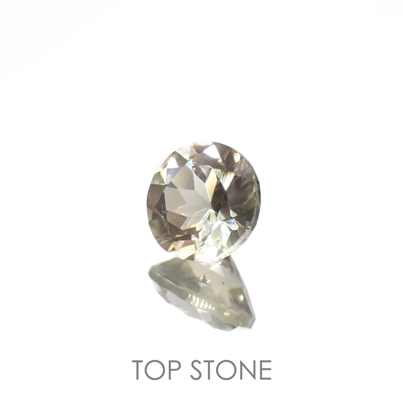 バイカラーオレゴンサンストーン(宝石名ラブラドライト)アメリカ・オレゴン州産 0.75ct 識別済[220616440]6x6mm前後