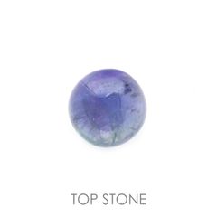 バイカラータンザナイト(宝石名バイカラー・ゾイサイト) タンザニア産 3.14ct 識別済[210812250]8.1×8.1mm前後