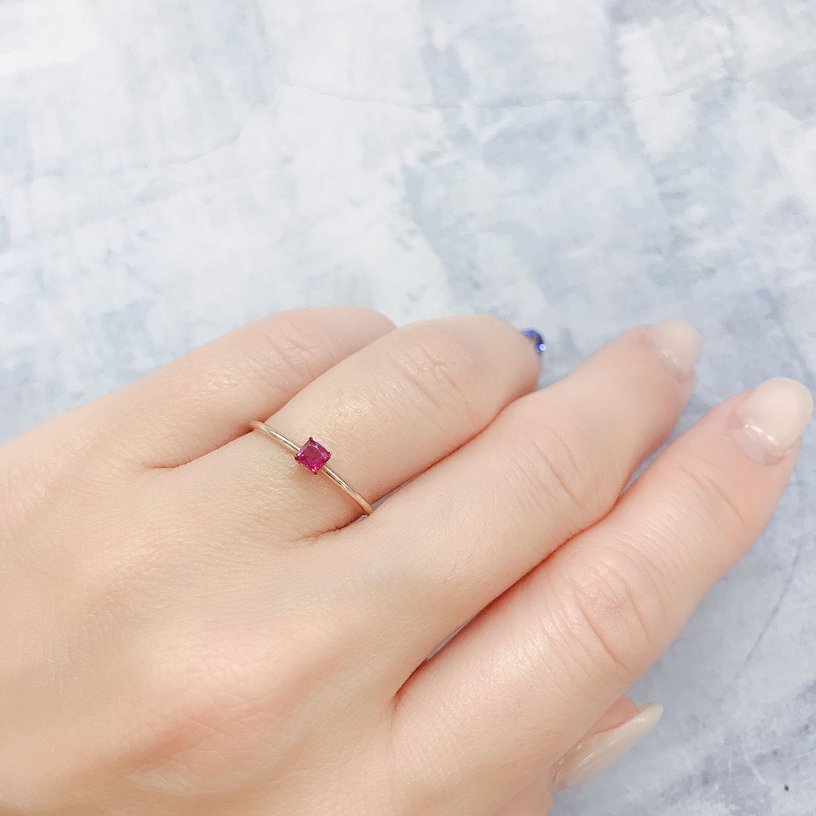 ルビー モザンビーク/ビルマ産 0.19ct[220616203]3x2.8mm前後