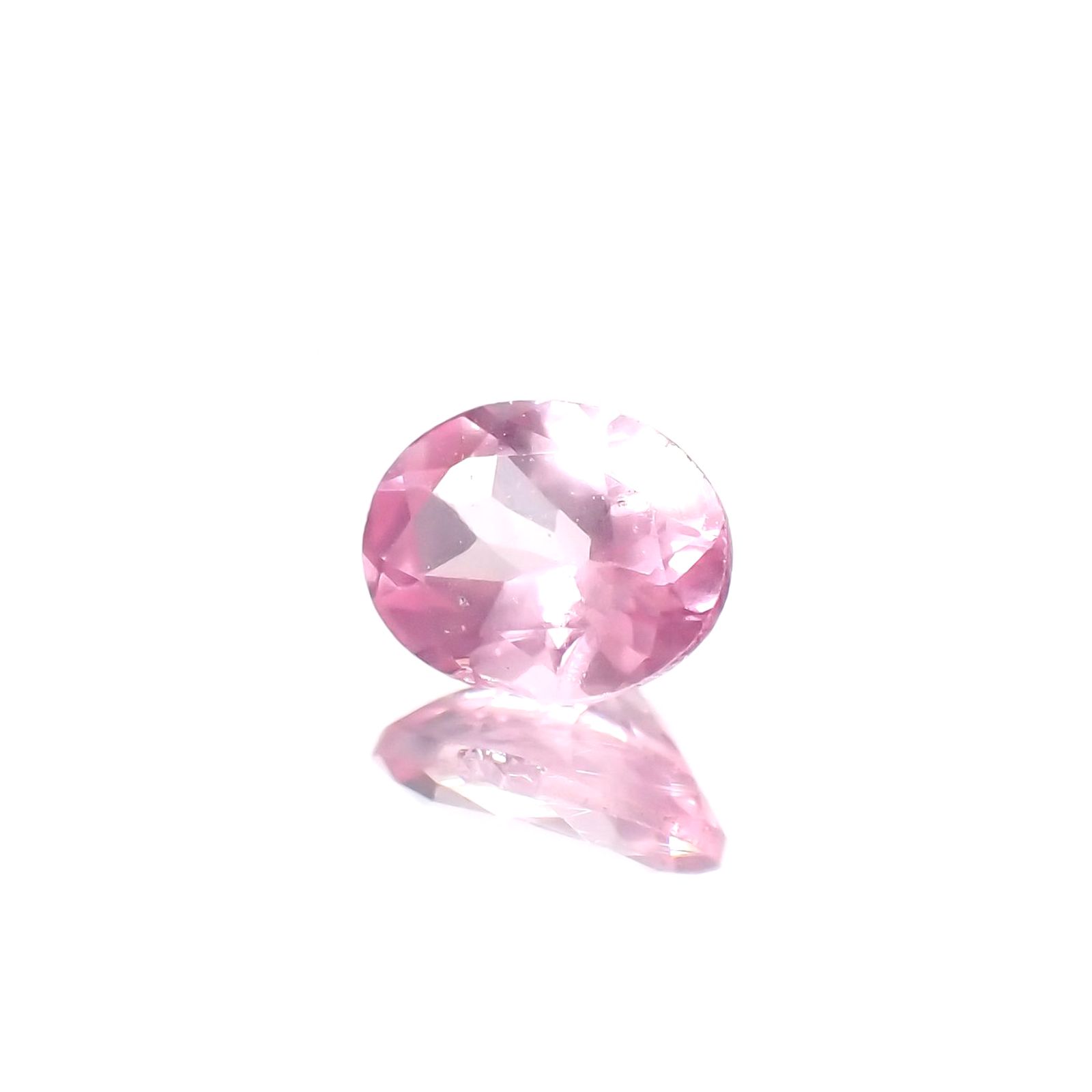 シルキーピンクスピネル タンザニア産 0.40ct [230421567]5x4mm前後