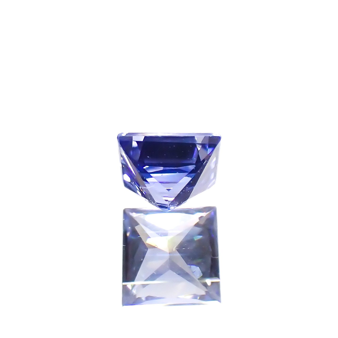 ◇プリンセスカット◇サファイア(宝石名サファイア)スリランカ産 0.23ct 識別済[230622452]3.1x3.1mm前後
