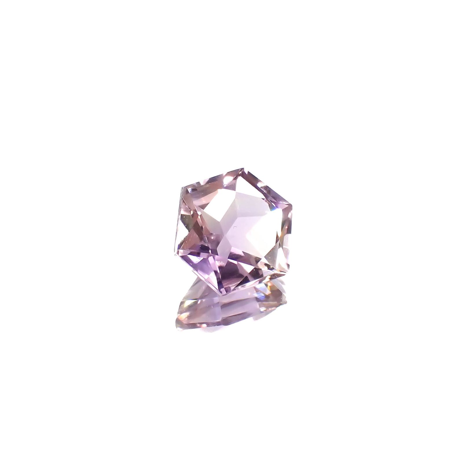◇ヘキサゴンカット◇アメトリン ブラジル産 2.95ct[230321194]9.2x9.1mm前後