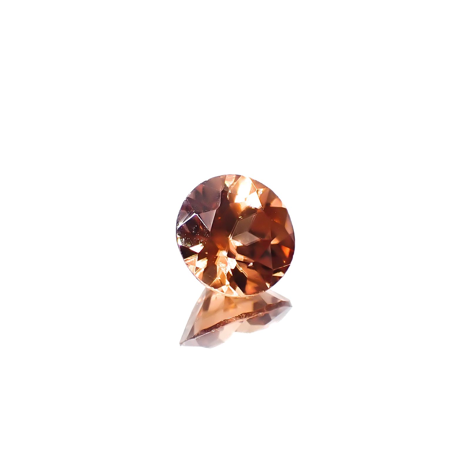 オレンジジルコン スリランカ/カンボジア産 1.80ct[240628113]7x7mm前後