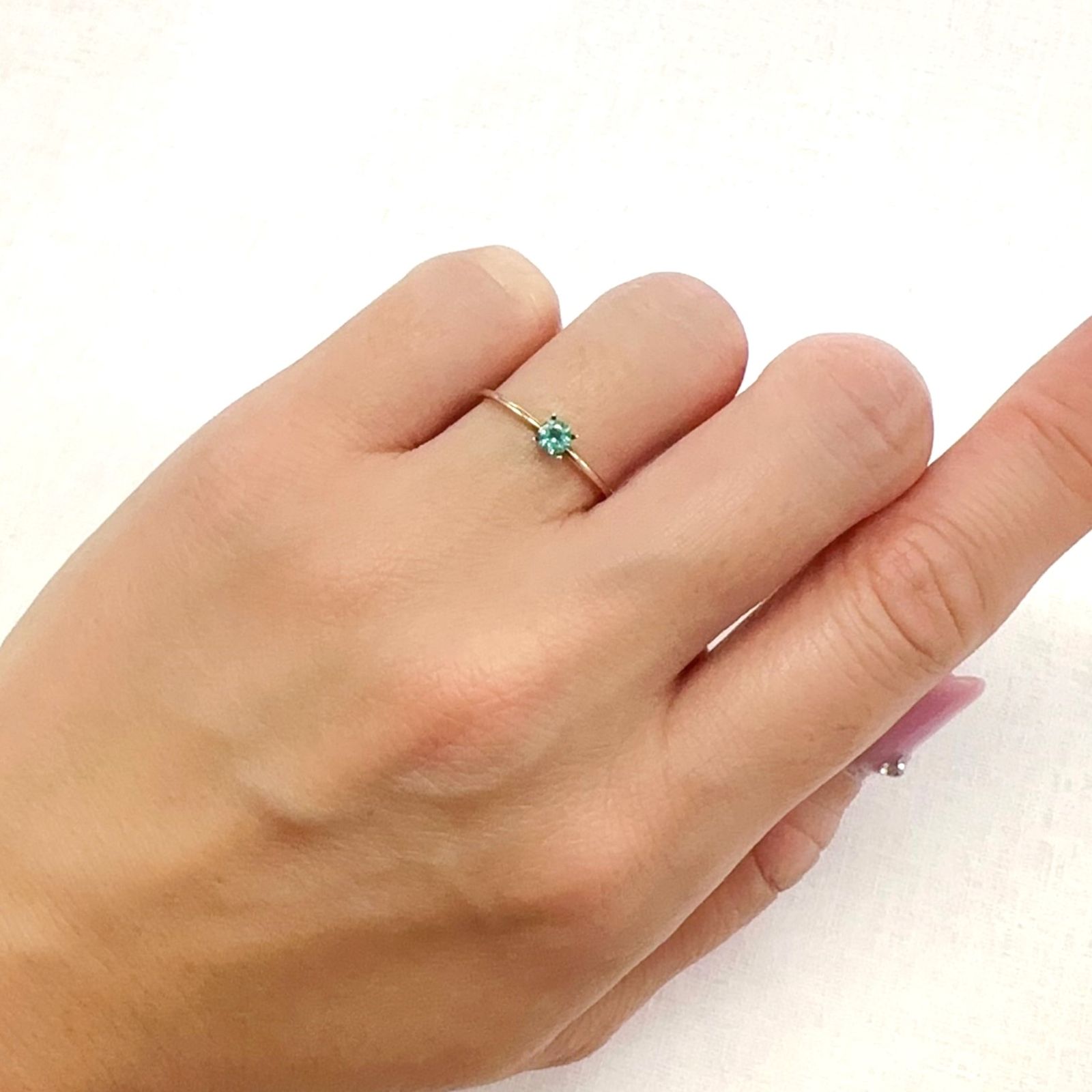◇オクタゴンカット◇エメラルド(宝石名エメラルド)ザンビア産 0.13ct 識別済[231224395]3x3mm前後