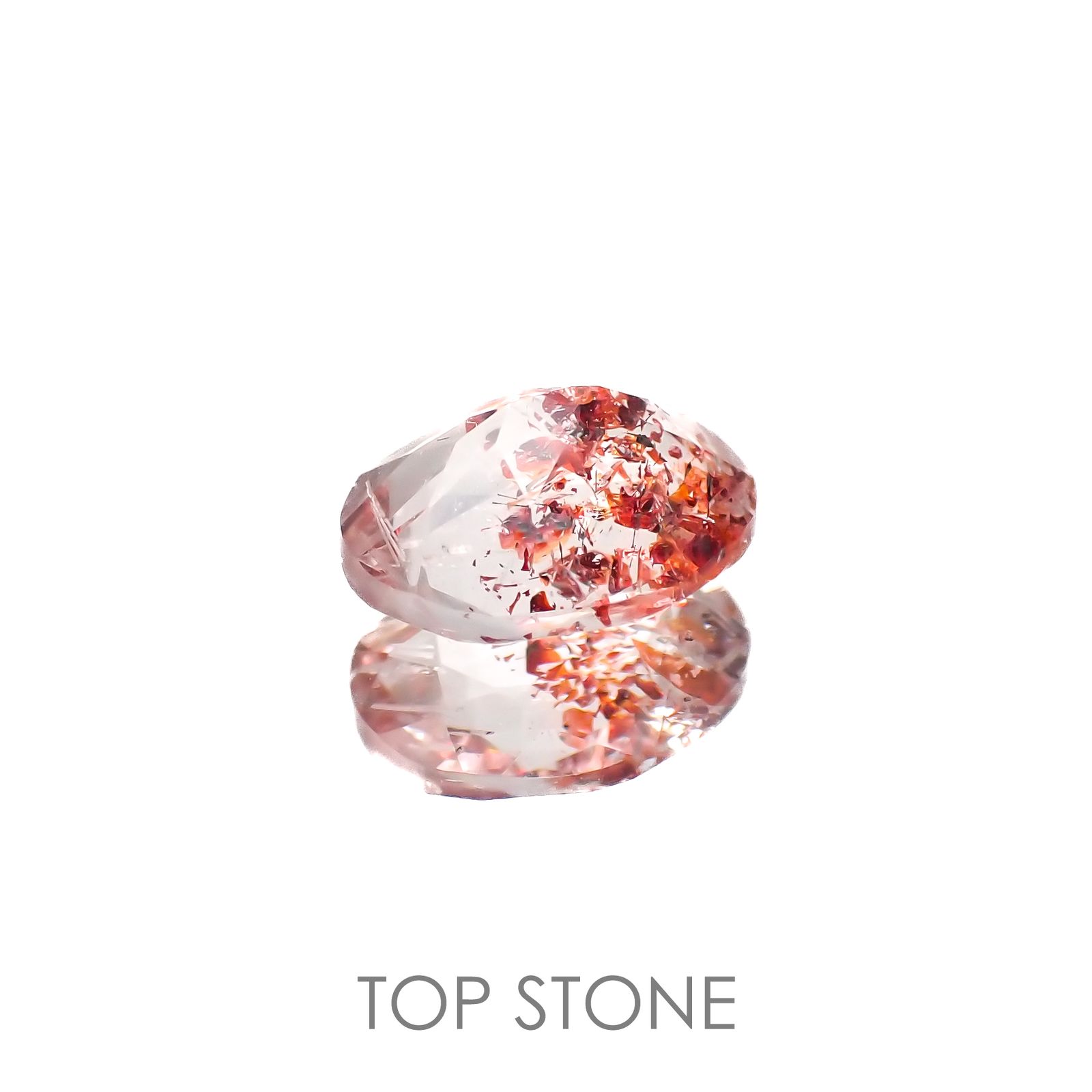 ファイヤークォーツ ナイジェリア産 1.40ct[220917574]8.6x7mm前後