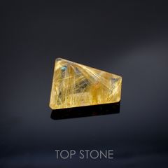 ルチルクォーツ(宝石名ルチルレイテッド・クォーツ) ブラジル産 17.54ct 識別済[20062822]22.5×18.5mm前後