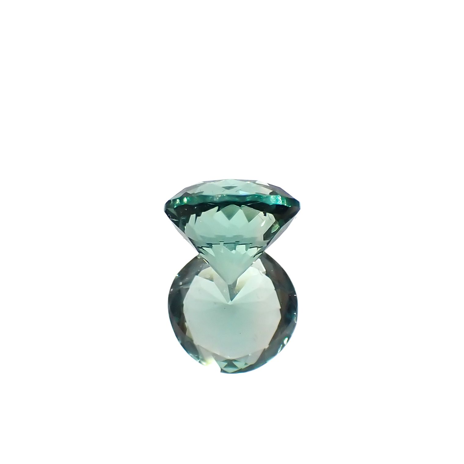 フローライト フルオレッセンス イギリス・ダイアナマリア鉱山産 1.12ct[240527699]6.4x6.3mm前後