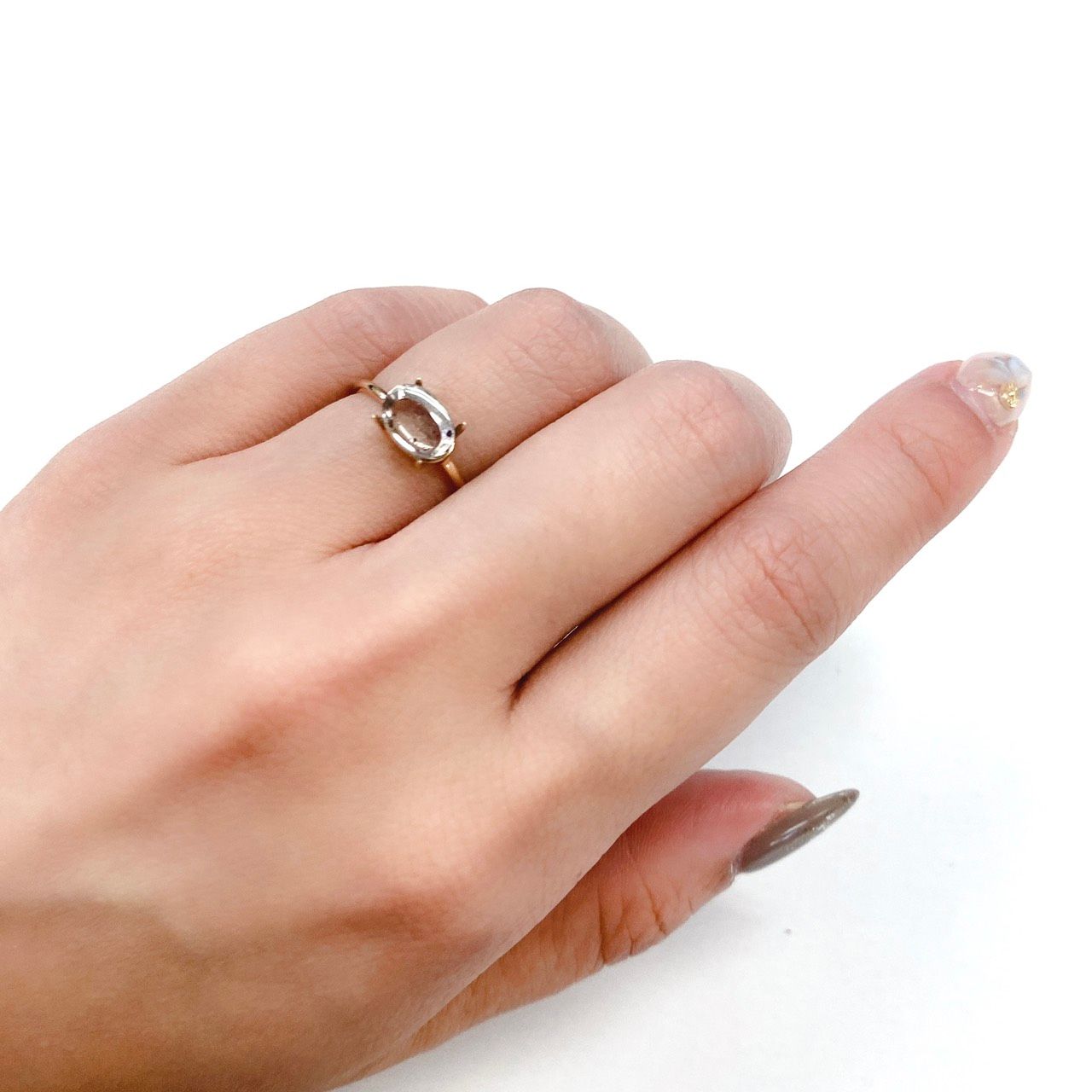 ティンカーベルクォーツ ブラジル産 ルース 1.16ct[210510738]7.8×5.7mm前後