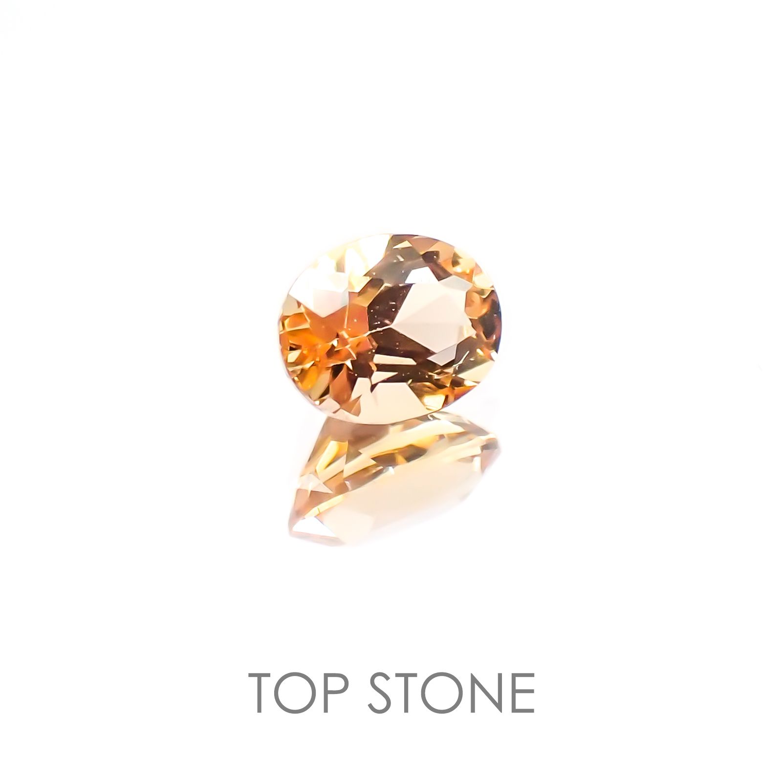 インペリアルトパーズ ブラジル産 ルース 0.31ct[20117854]4.5×3.4mm前後