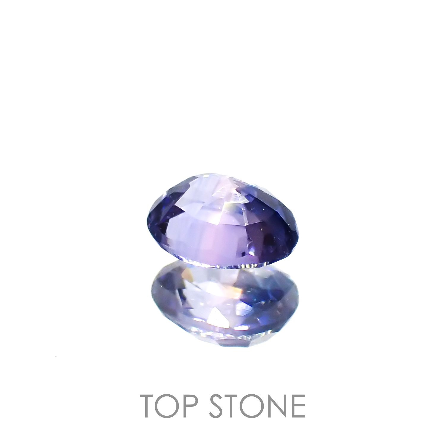 バイカラーサファイア(宝石名サファイア)マダガスカル/タンザニア産 0.28ct 識別済[230320906]4.1x3.4mm前後