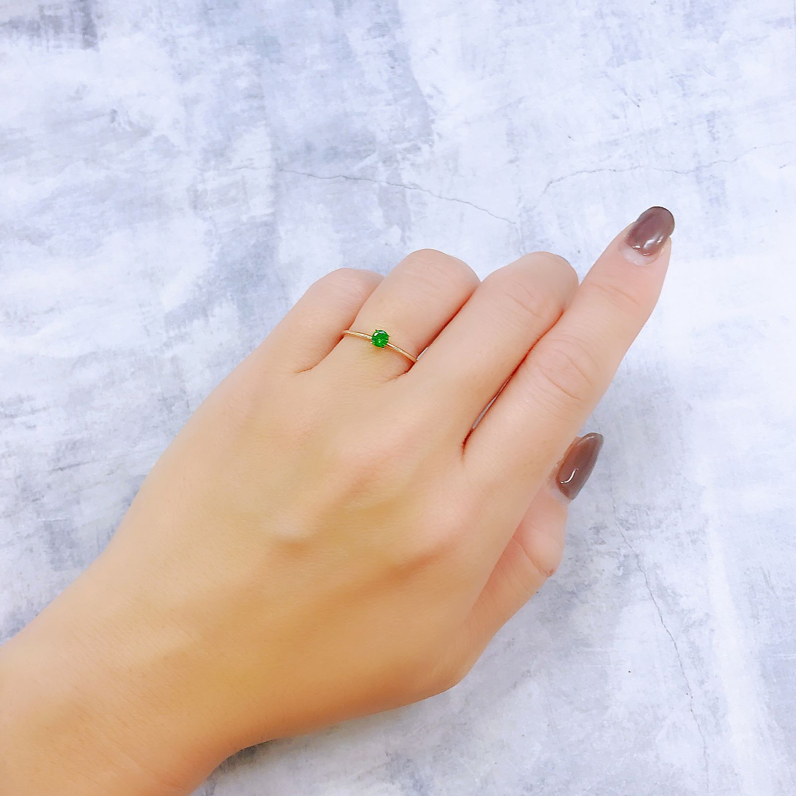 デマントイドガーネット ロシア産 0.19ct[221018224]3.5x3.5mm前後