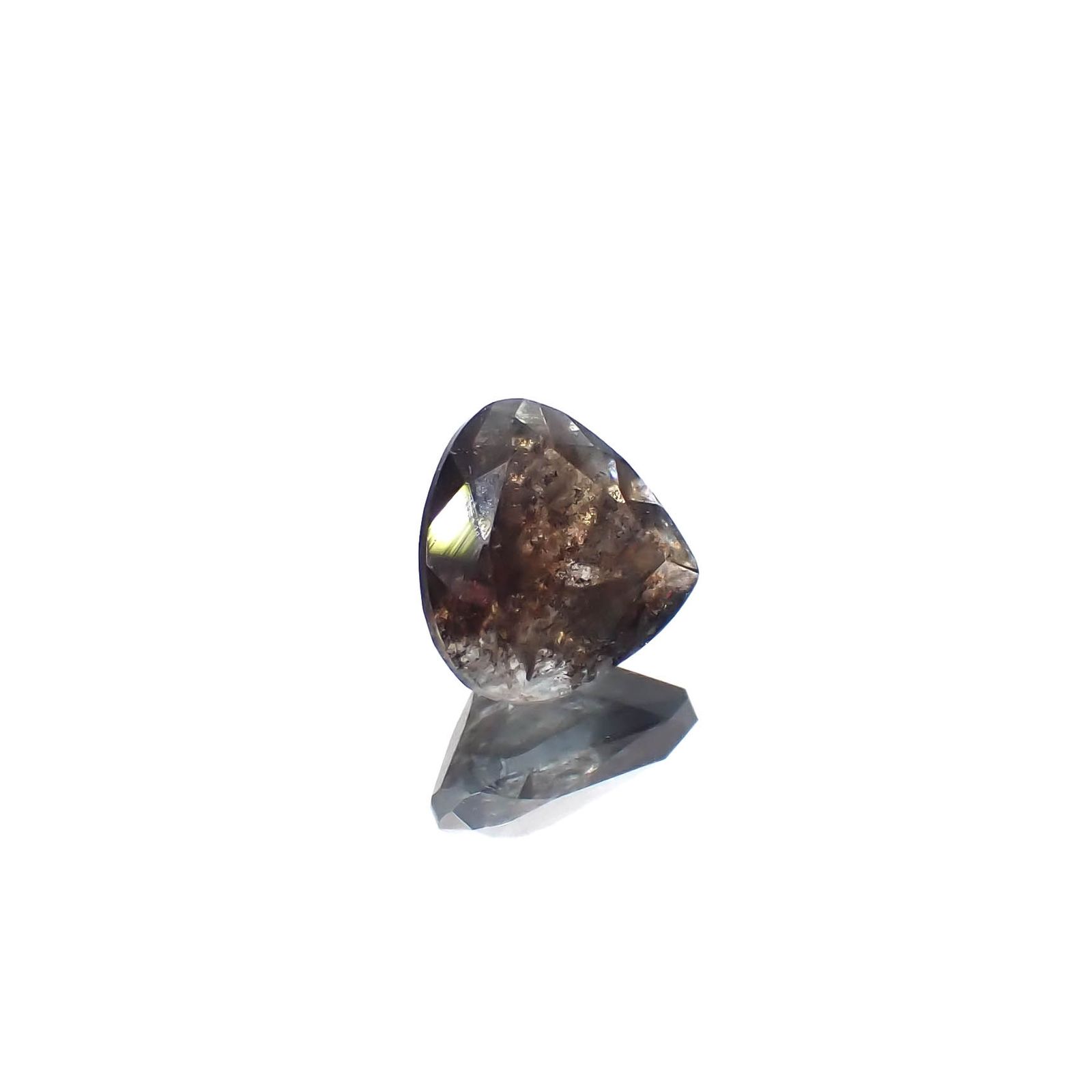 アベンチュリンアクアマリン ナイジェリア産 0.92ct[240226027]6.8x6.4mm前後