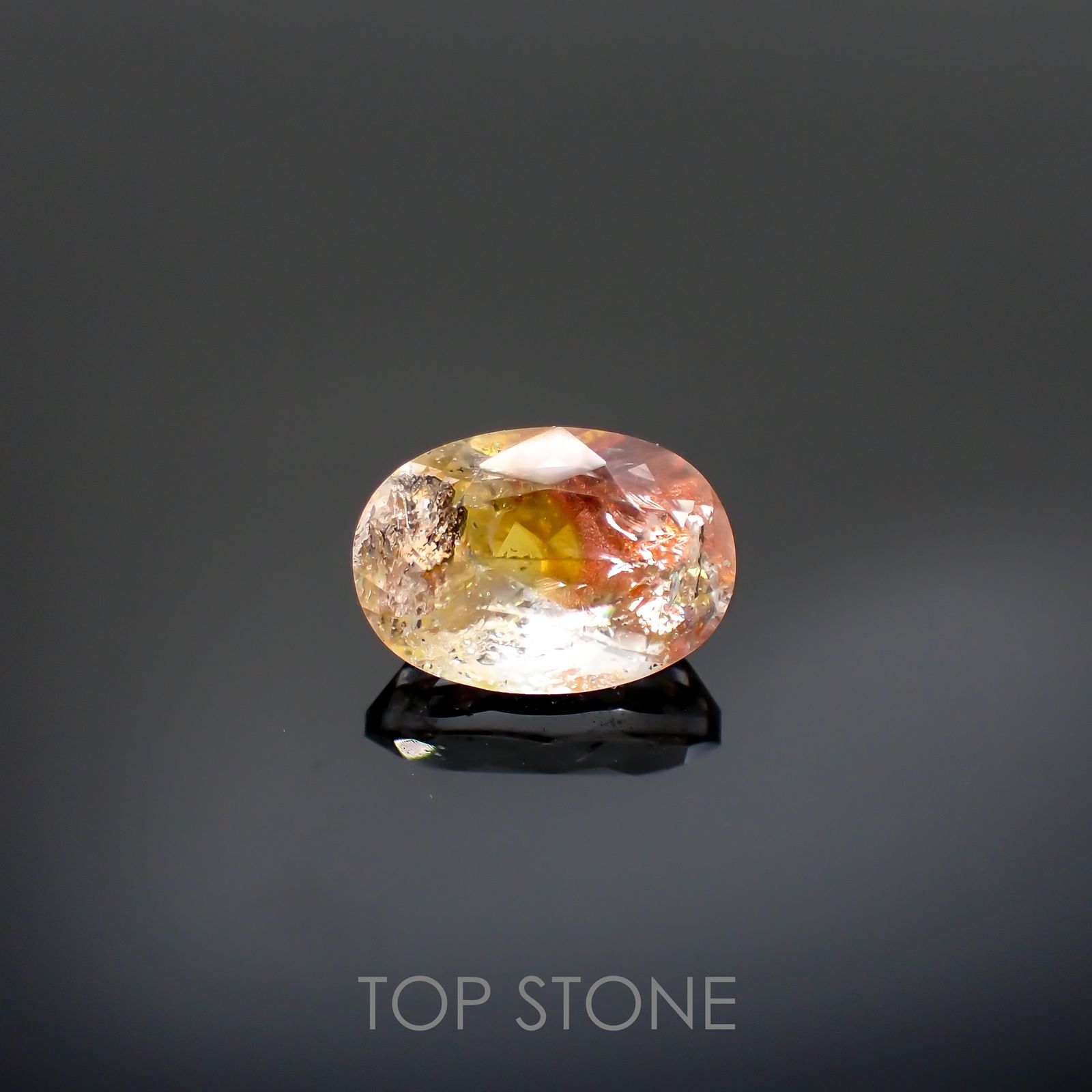 オーロラクォーツ ブラジル・ミナスジェライス産 2.95ct[220114381]10.8x7.6mm前後