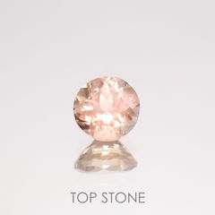 オレゴンサンストーン(宝石名ラブラドライト)アメリカ・オレゴン州産 0.90ct 識別済[220114666]6.4x6.2mm前後