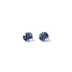 ◇ペアセット◇アイスブルーサファイア スリランカ/マダガスカル産 0.26ct(2pcs合計) [250830987]3x3mm前後