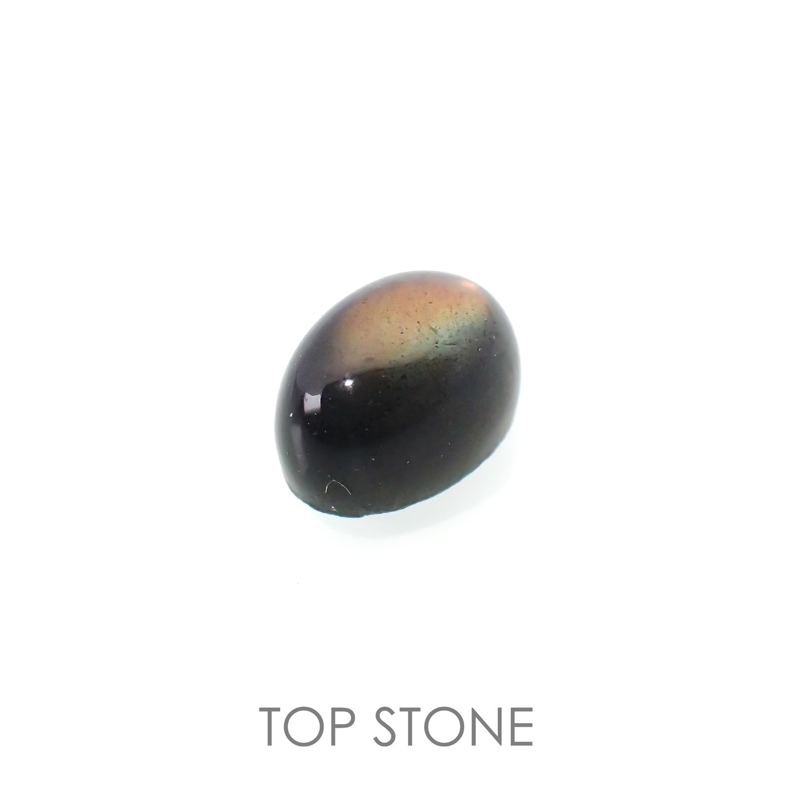 ゴールドシーンアンデシン(宝石名アンデシン)インド産 1.07ct 識別済[220918087]6.7x4.6mm前後