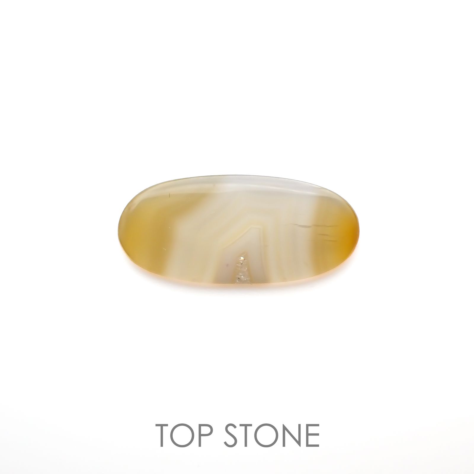 アイリスアゲート スライス インドネシア・スマトラ産 4.75ct[221118995]23.9x10.9mm前後