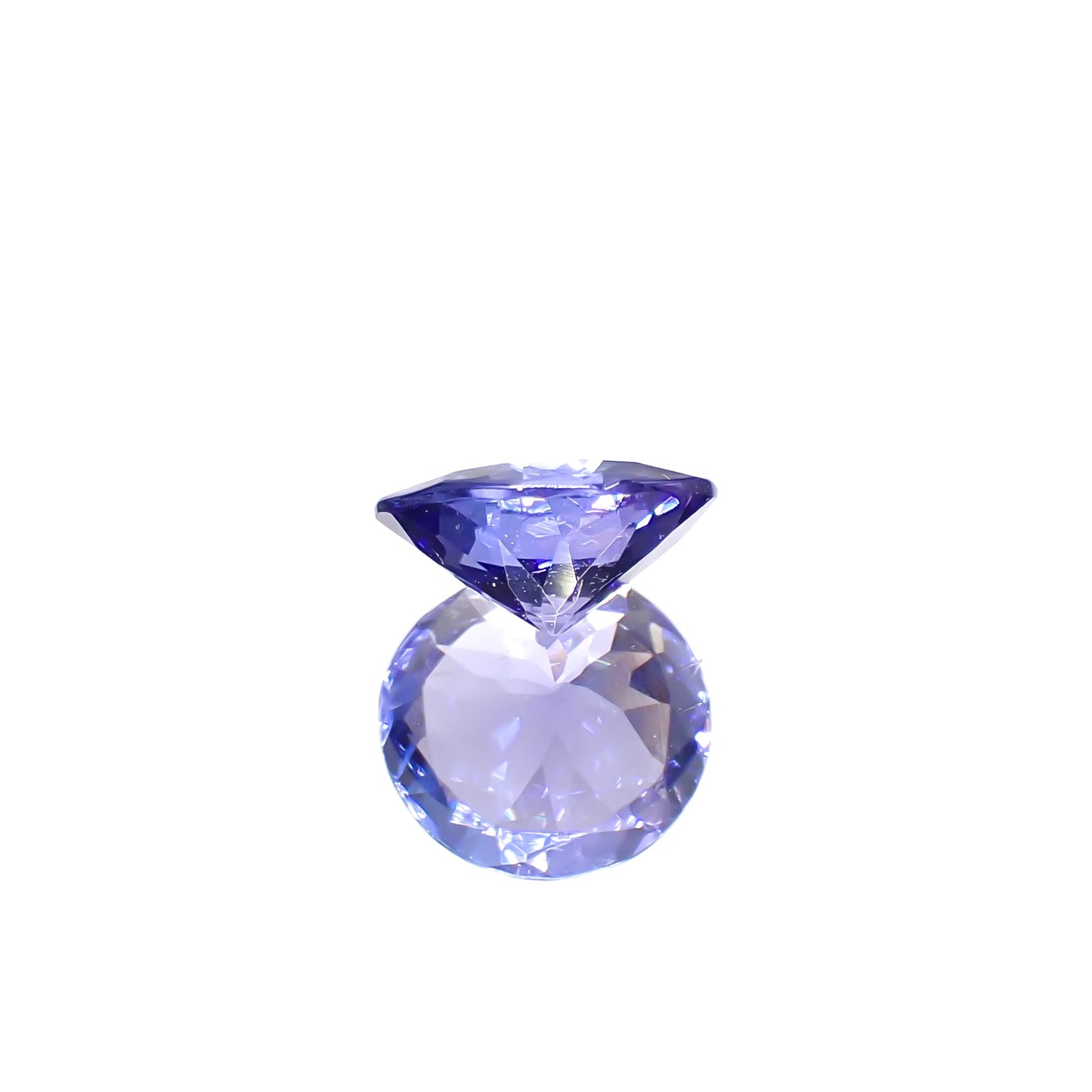 タンザナイト(宝石名タンザナイト)タンザニア産 0.78ct 識別済[240628332]6.5x6.5mm前後