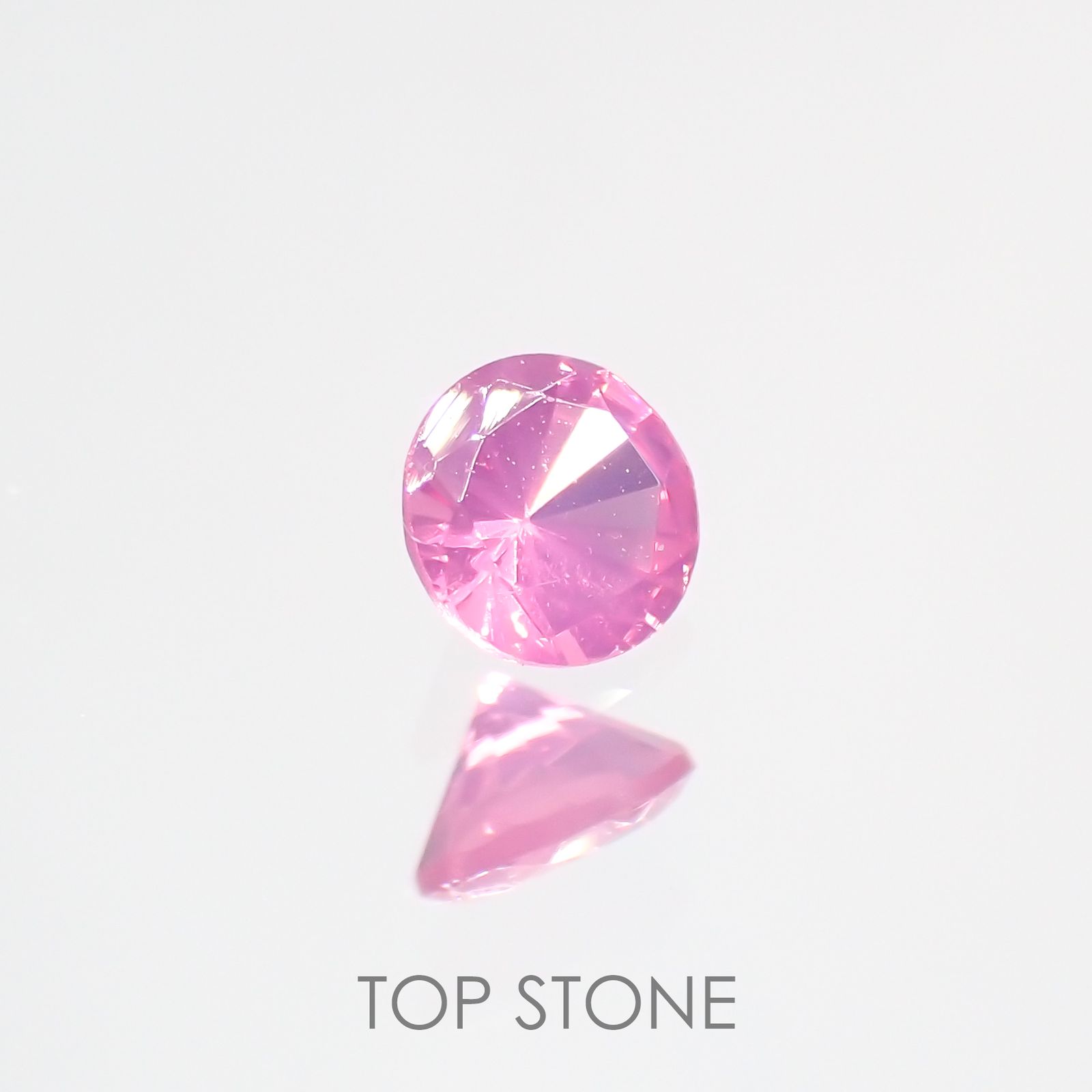 ホットピンクスピネル タンザニア産 ルース 0.14ct[210912591]3×3mm前後