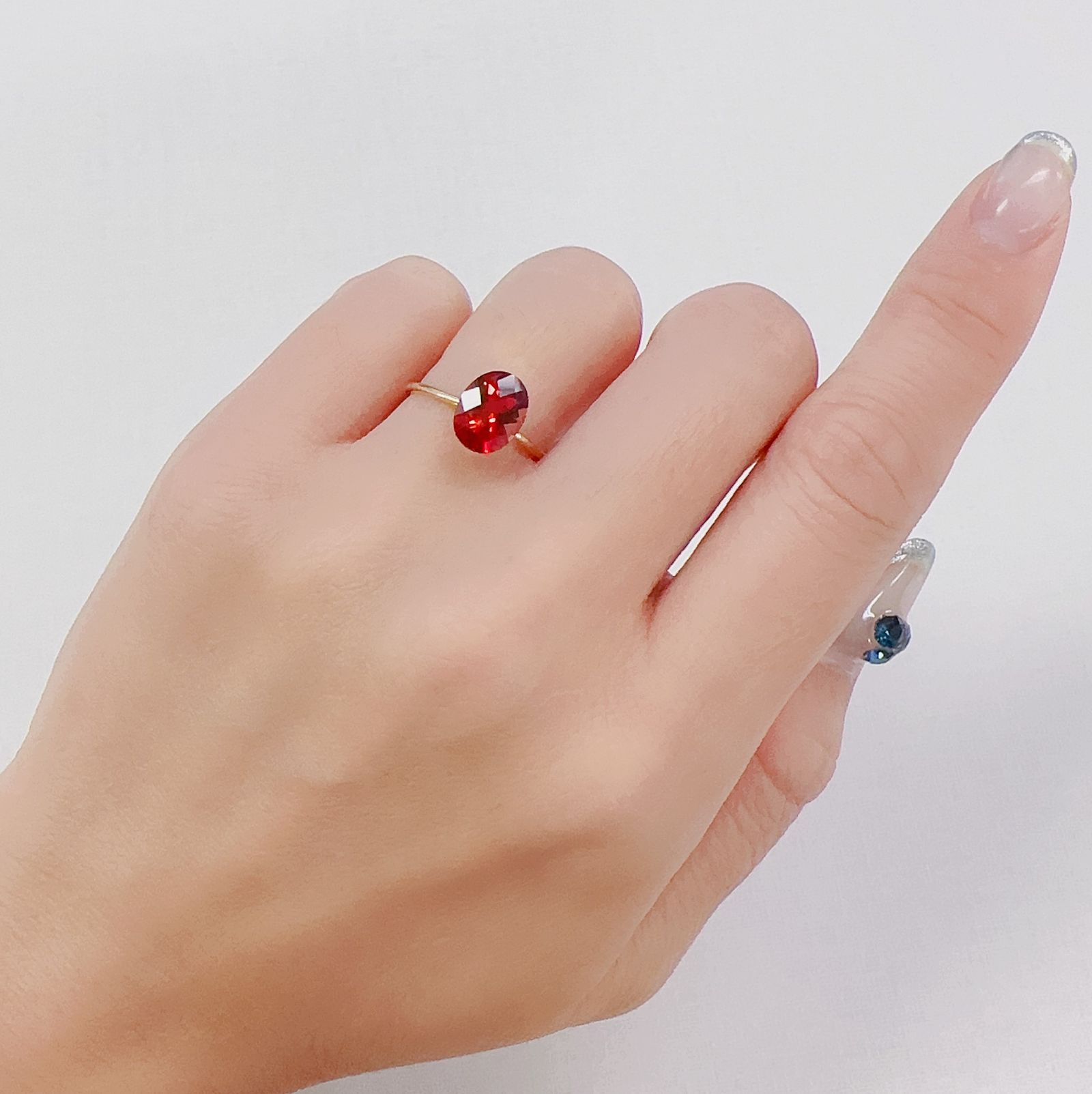 アンデシン(宝石名アンデシン/ラブラドライト)チベット産 1.43ct 識別済[230622478]9x7mm前後