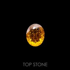 ◇甲州貴石切子Plus Three◇ファイヤーオパール カード付き(宝石名ファイヤー・オパール)メキシコ産 2.07ct 識別済[220114599]10.4x8.4mm前後