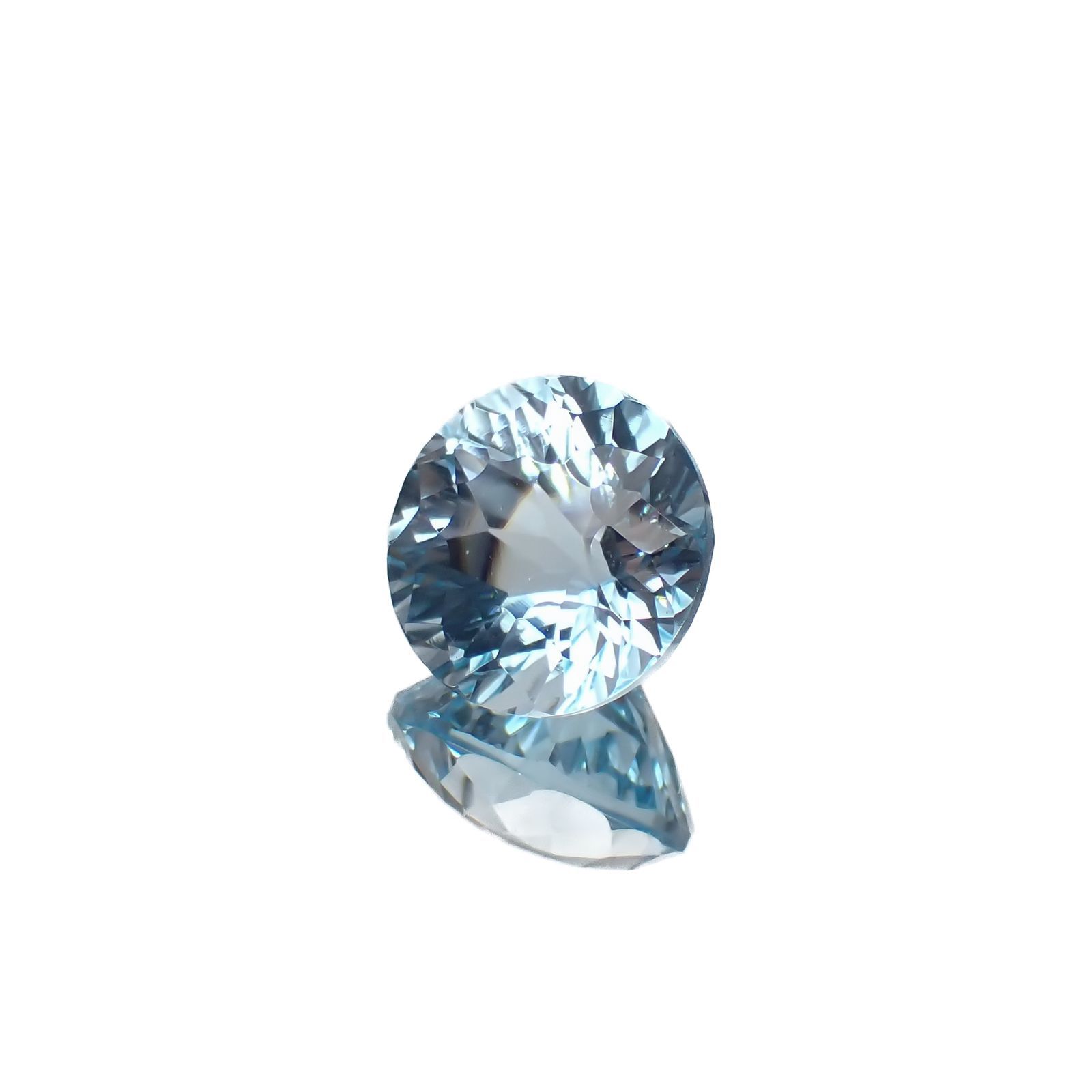 ◇カスタムカット◇ブルートパーズ ブラジル産 4.83ct [251219322]10x10mm前後