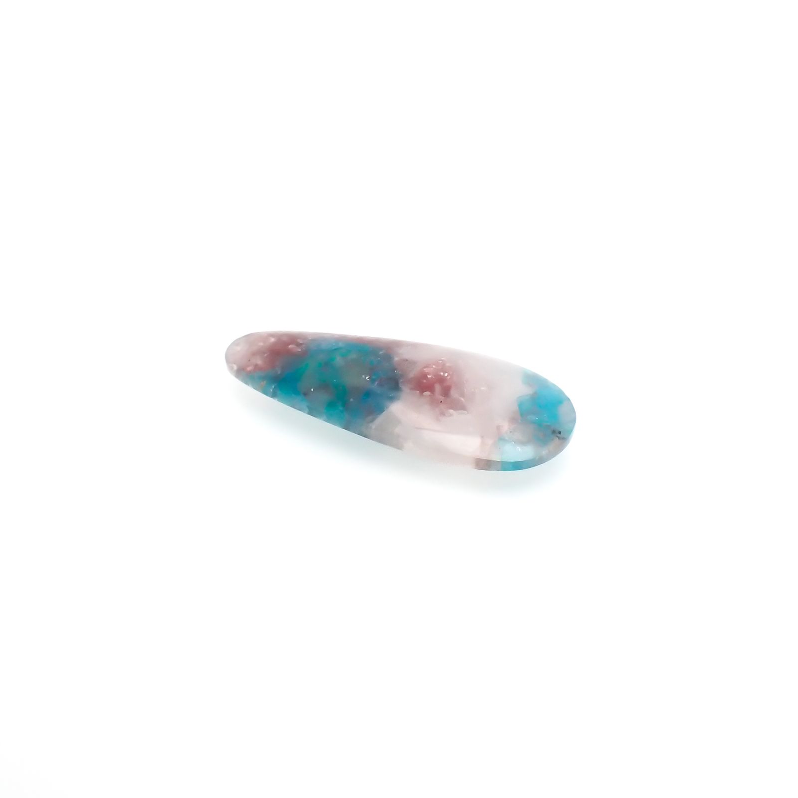◇リバーシブル・ペアセット◇バイカラーパライバトルマリンインクォーツ ブラジル産 12.78ct(2pcs合計)[231224453]23.8x9.6-9.7mm前後