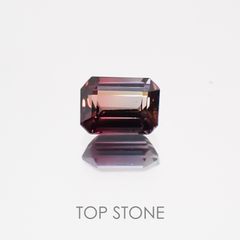バイカラーサファイア(宝石名バイカラー・サファイア) タンザニア産 0.30ct 識別済[21029741]4.2×3.2mm前後