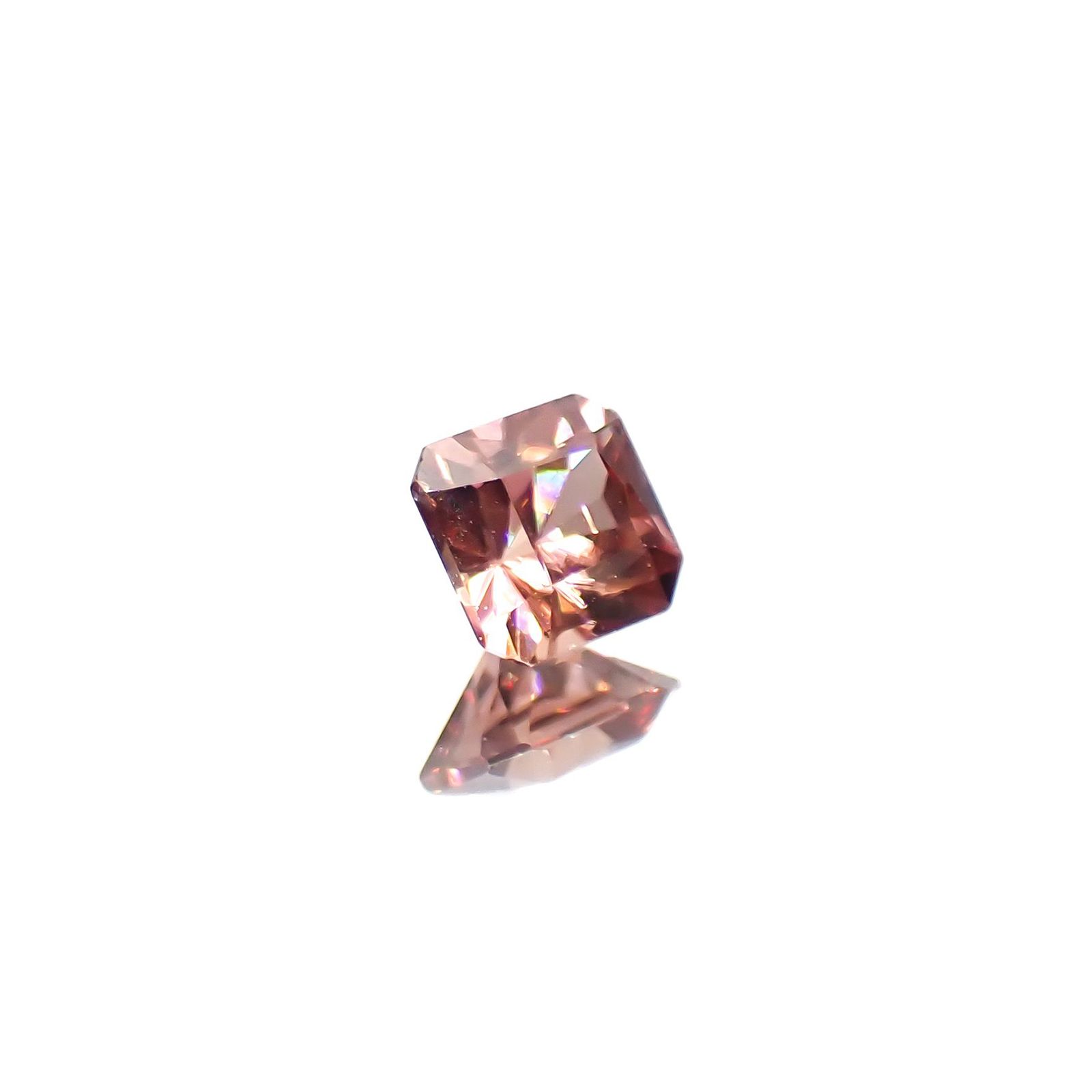 ピンクジルコン スリランカ/カンボジア産 0.43ct [240627918]3.8x3.8mm前後
