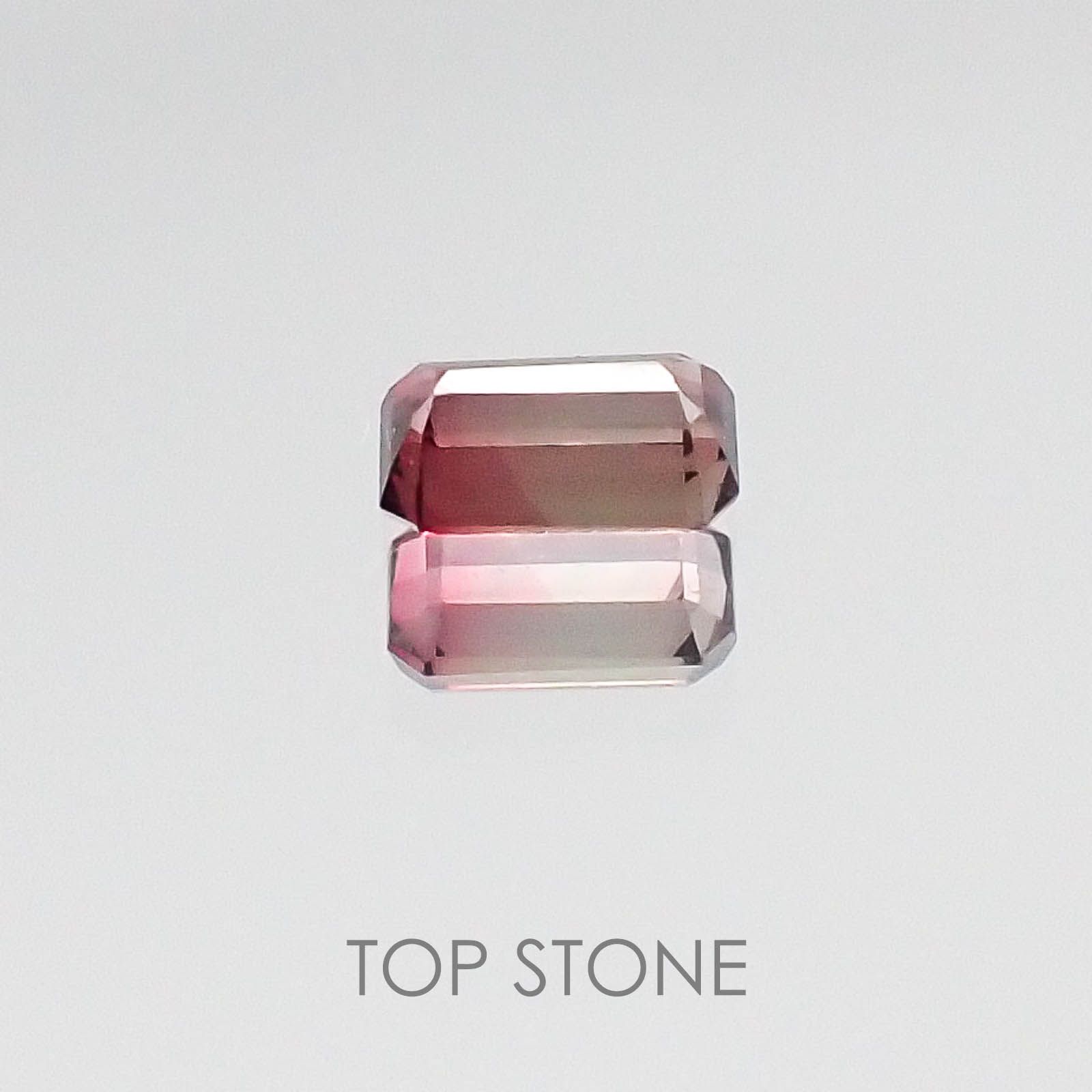 バイカラーサファイア タンザニア産 ルース 0.21ct[]3.9×2.5mm前後