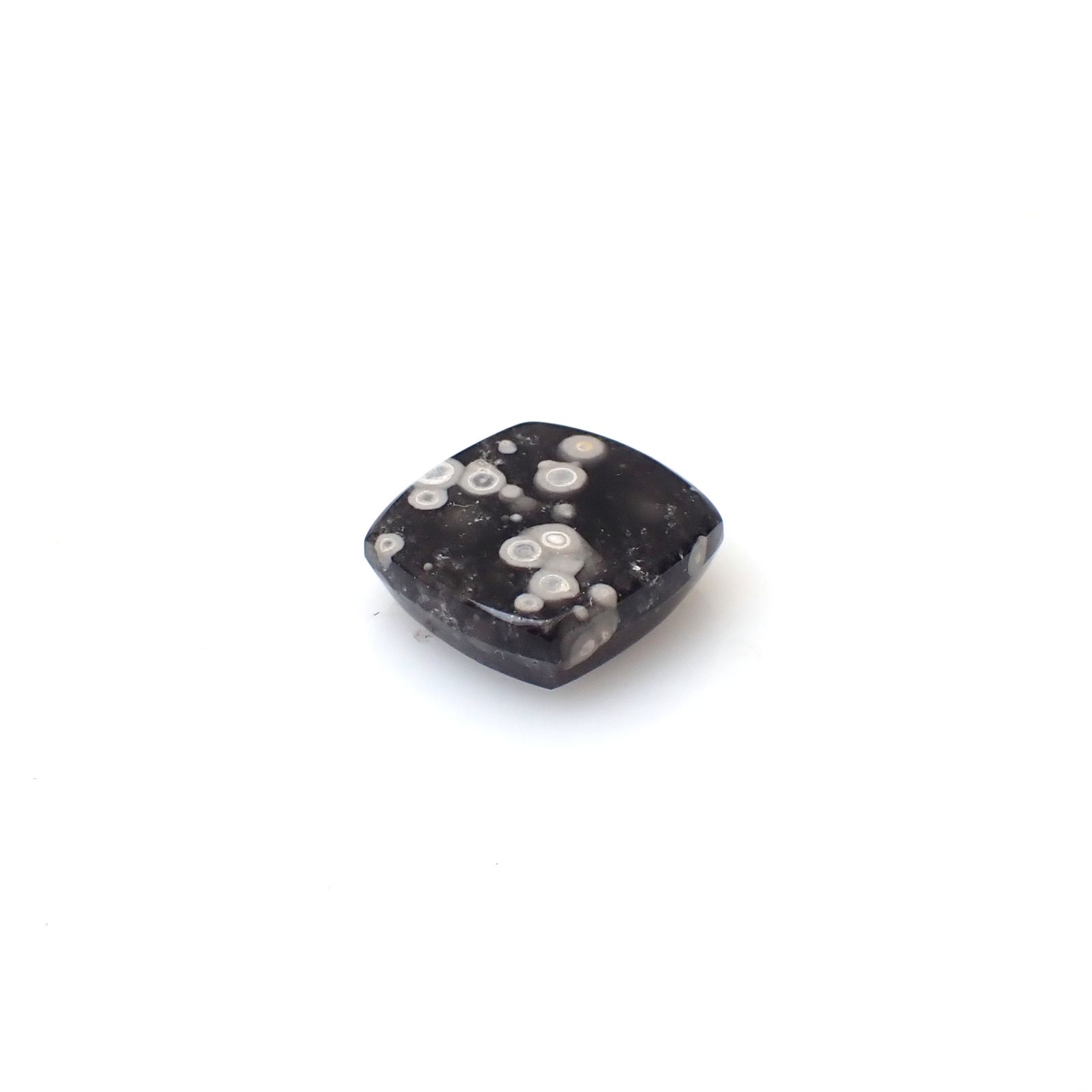 コスミックオブシディアン イタリア産 4.88ct [250730666]11.7x11.4mm前後
