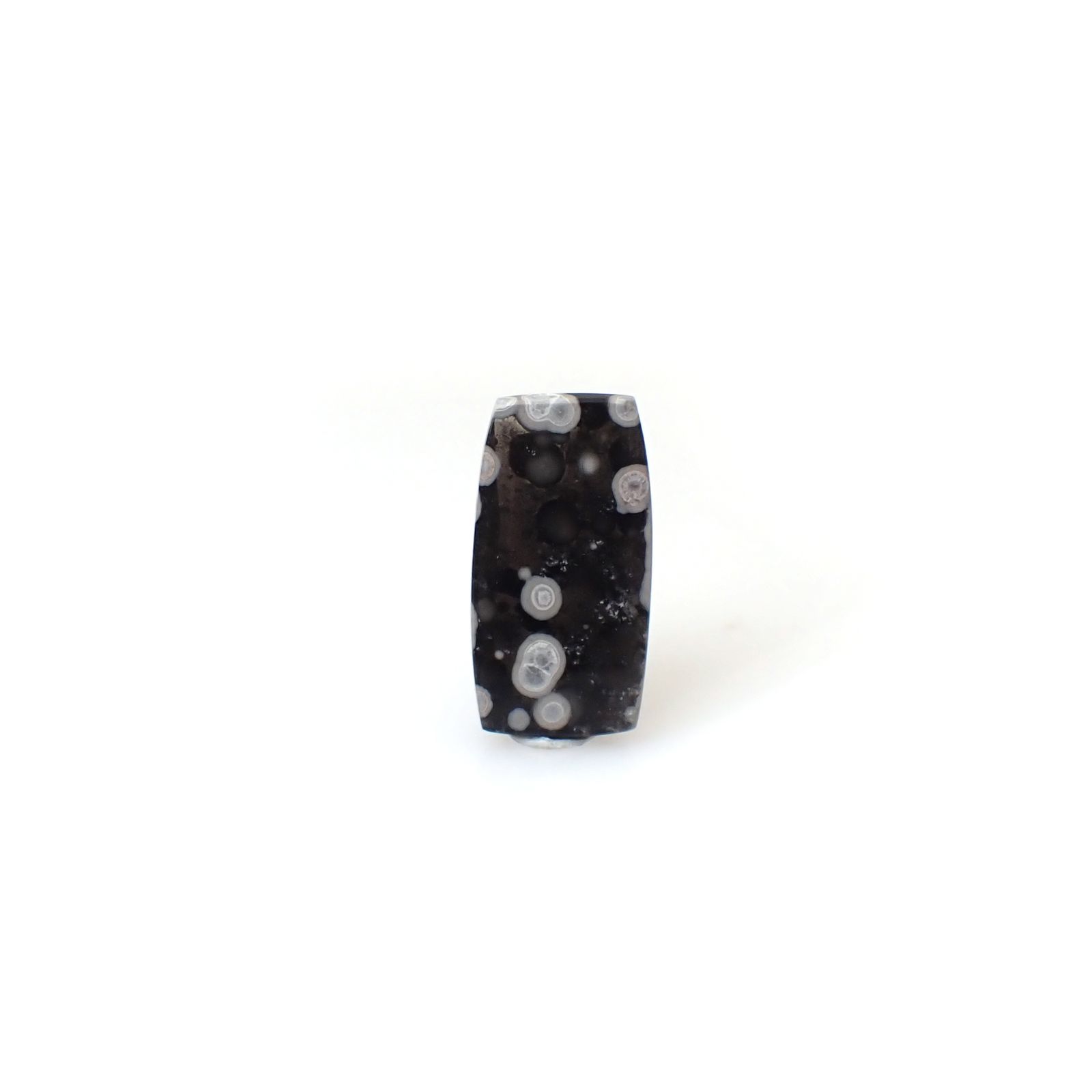 コスミックオブシディアン イタリア産 4.07ct [250730669]16.9x8.7mm前後