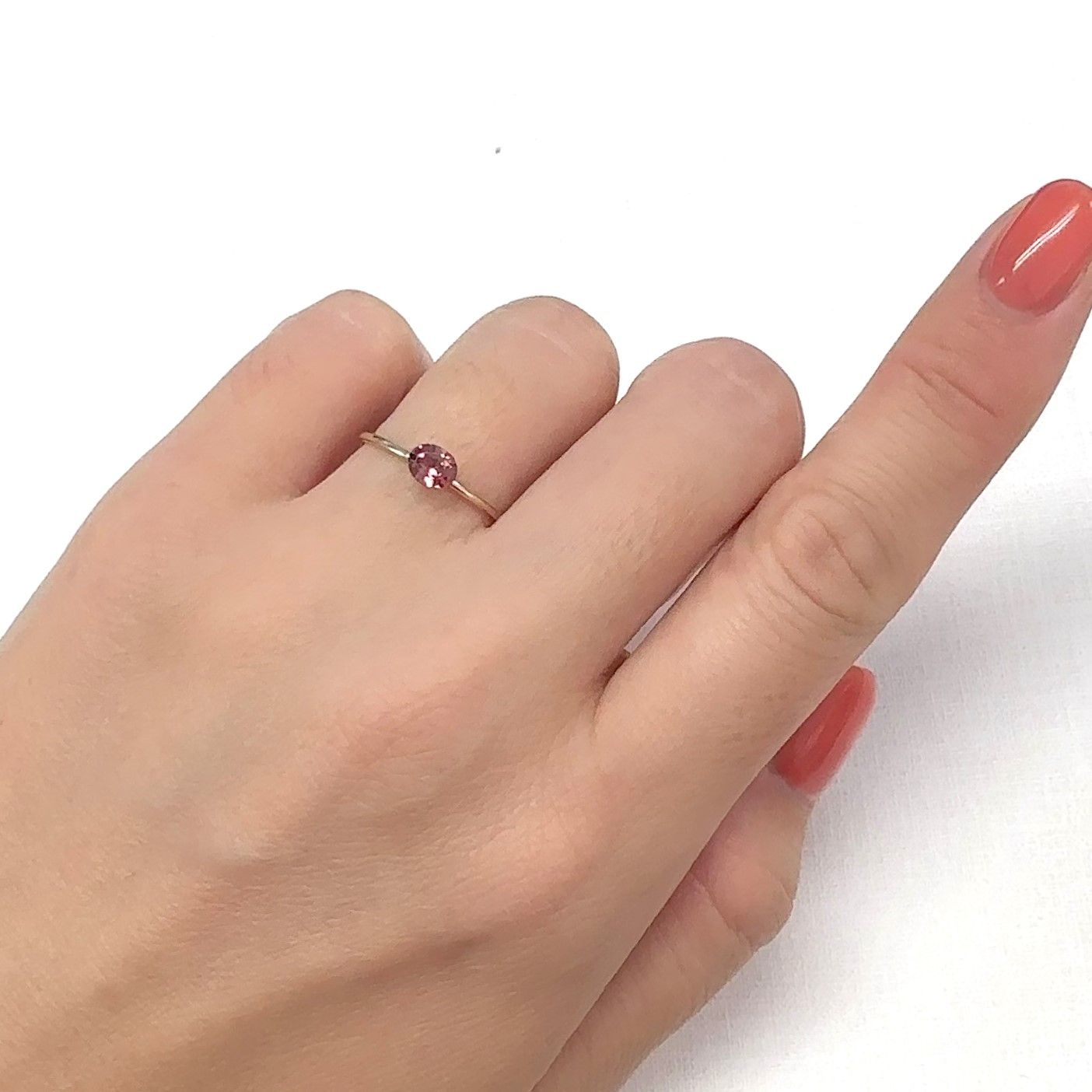ピンクトルマリン ブラジル産 0.34ct[240929014]5x4mm前後