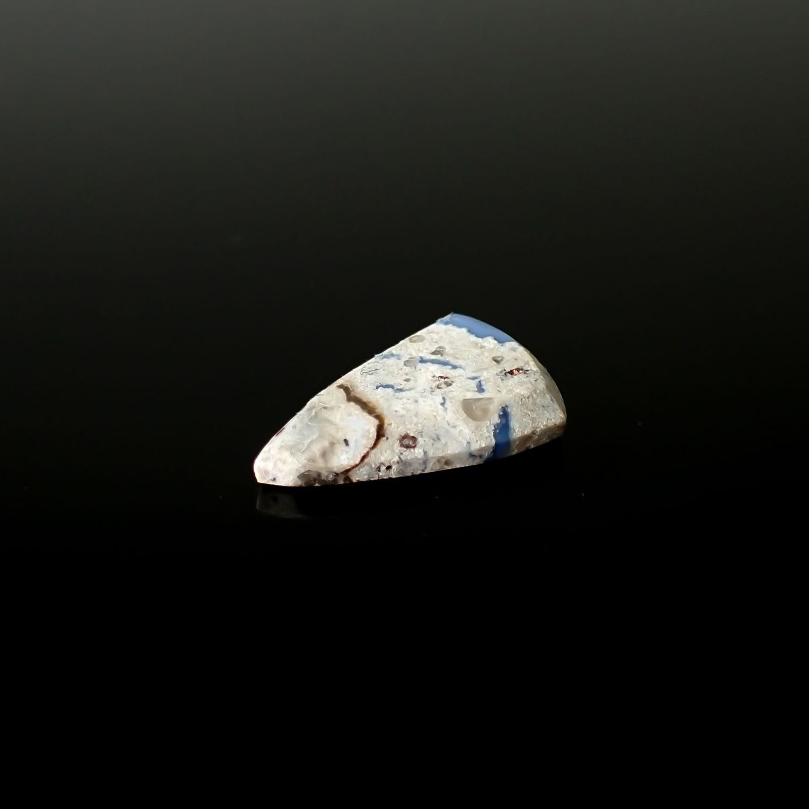 マトリックスブルーオパール アメリカ・オレゴン州産 3.04ct / 16.4x11mm前後 [251225678]