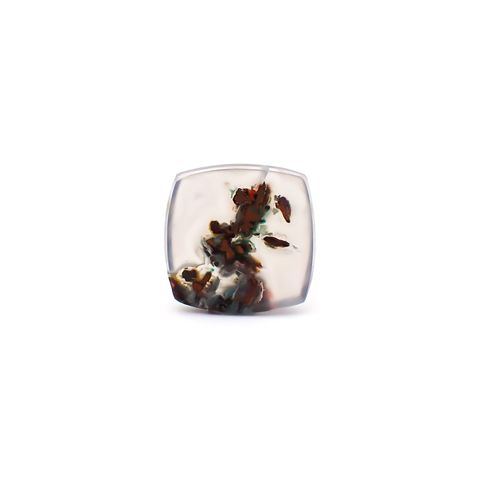 コッパークリソコラインカルセドニー インドネシア産 11.45ct / 16.4x16.3mm前後 [260932800]