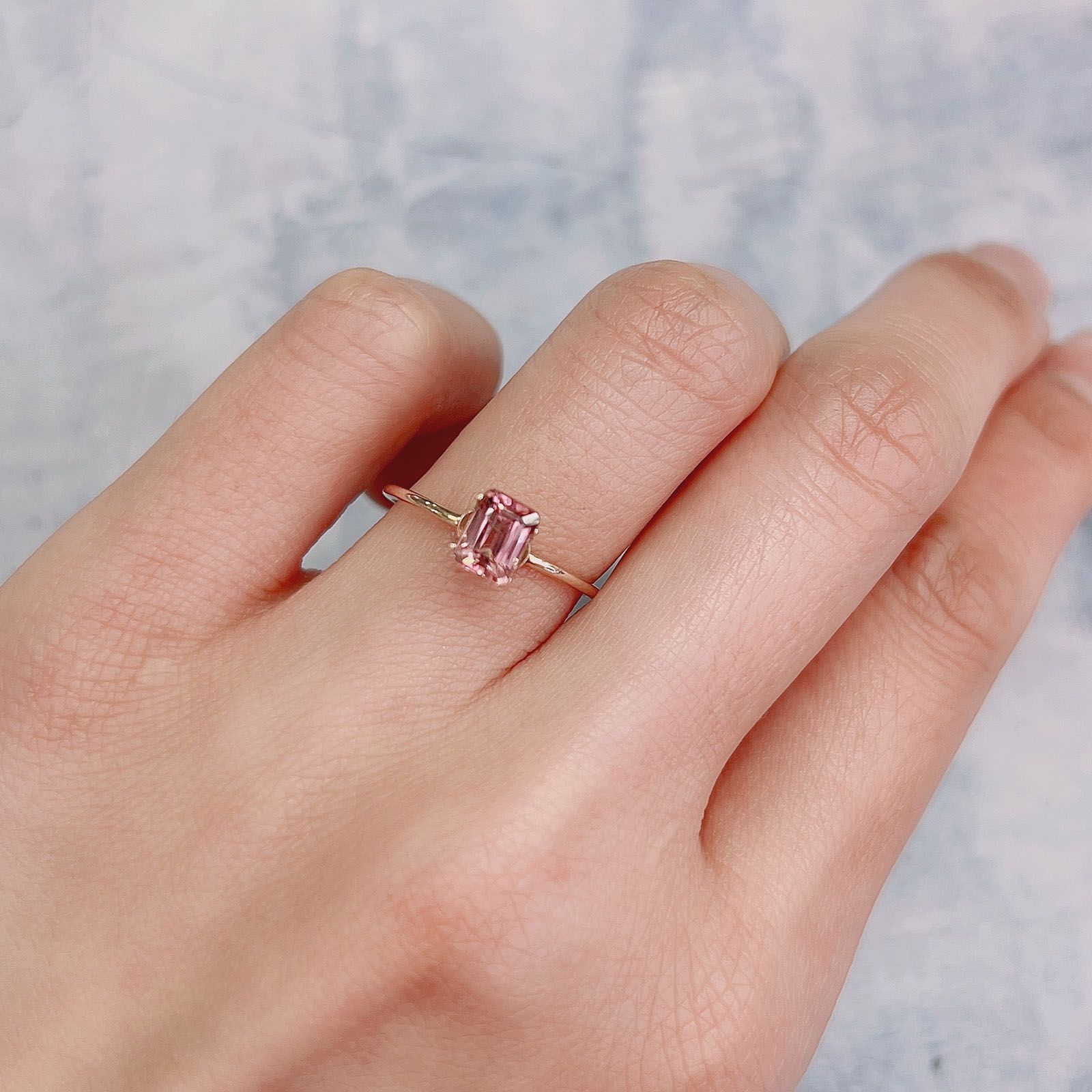 マラヤガーネット(宝石名ガーネット)タンザニア産 0.93ct 識別済[220113838]6x4.3mm前後