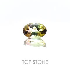 バイカラートルマリン ブラジル産 ルース 0.49ct[20106794]5.8×3.7mm前後
