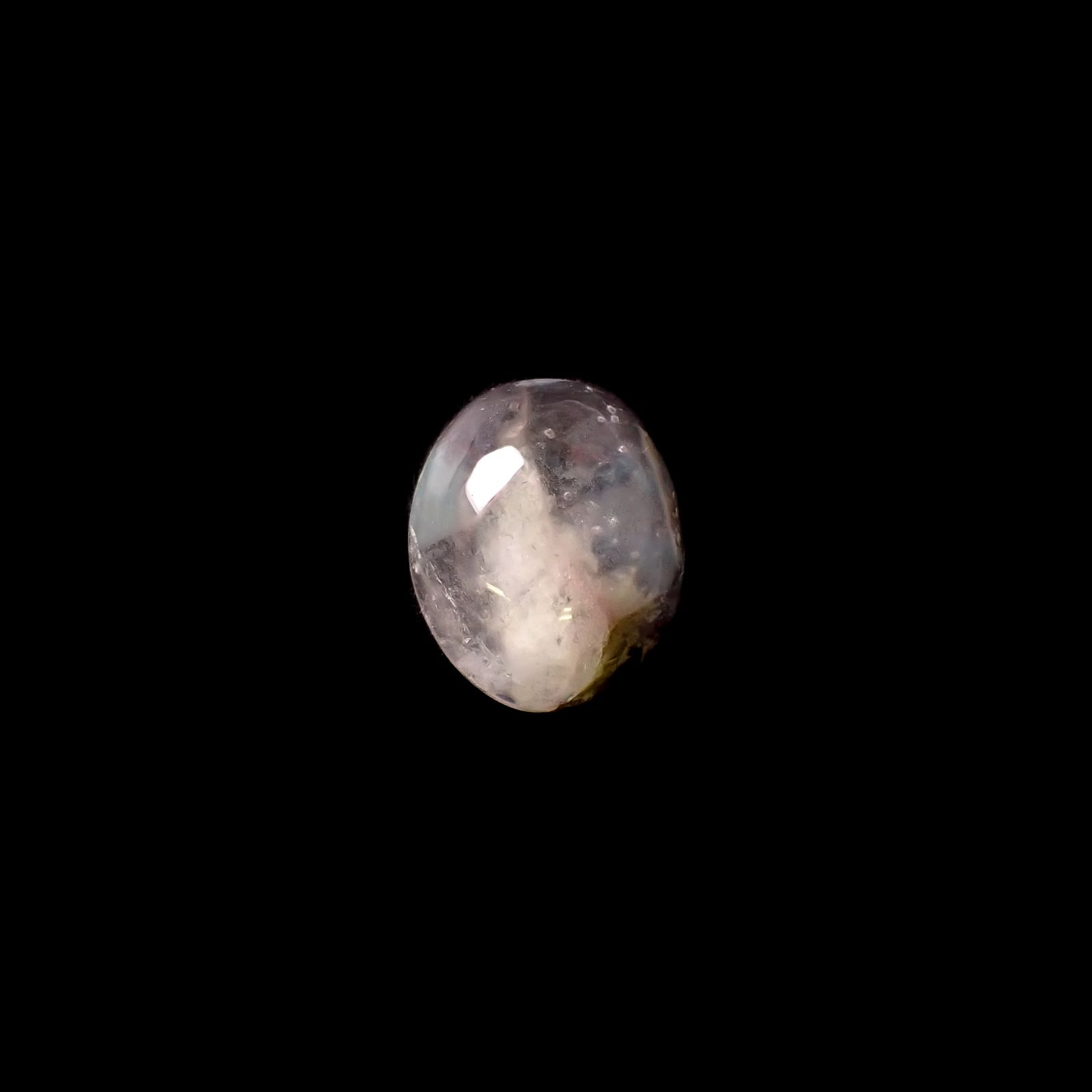 アホイトインクォーツ 南アフリカ・メッシーナ鉱山産 11.56ct [241029321]17.2x13.9mm前後