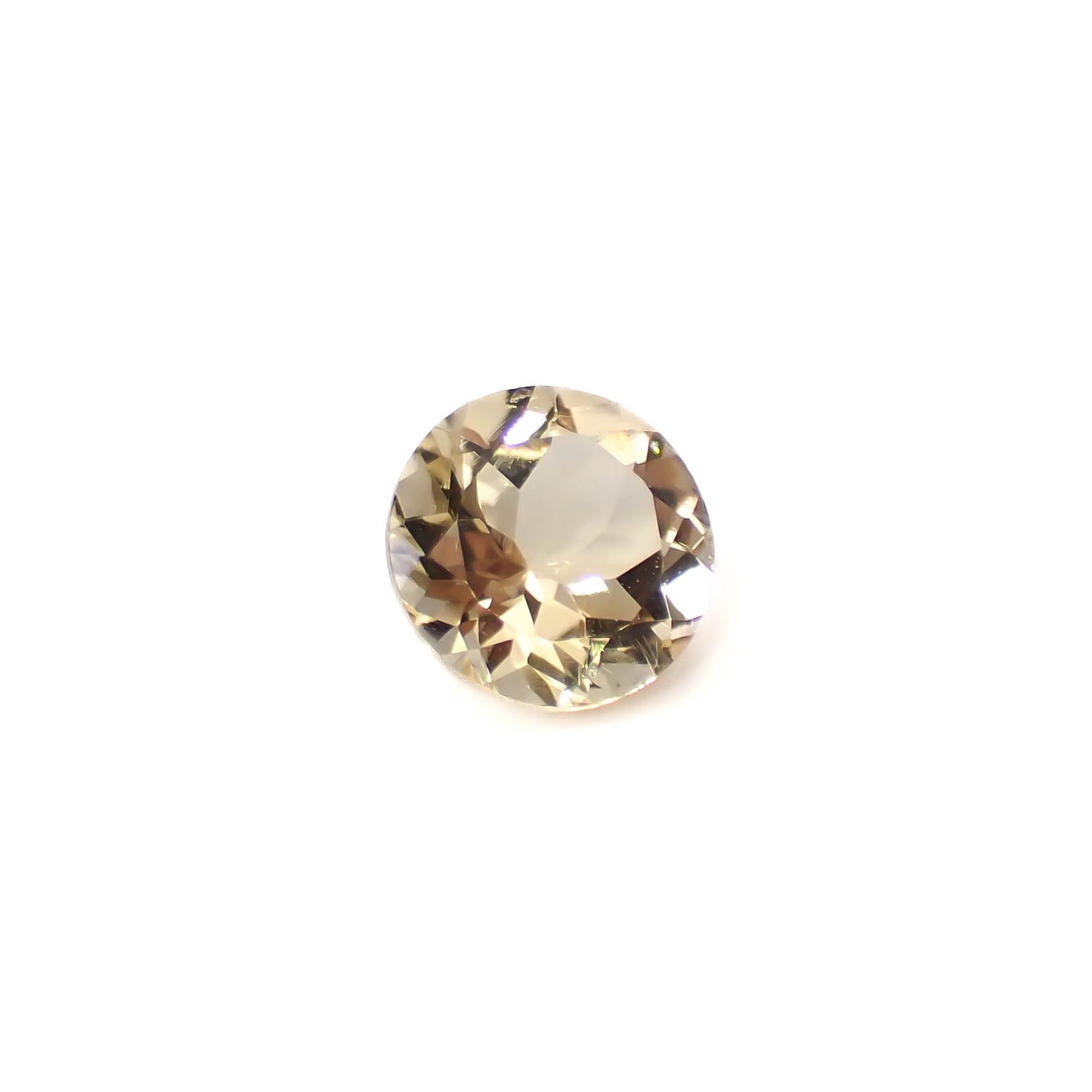イエローベリル(宝石名イエロー・ベリル)ブラジル産 1.29ct 識別済[250329985]7.2x7.2mm前後