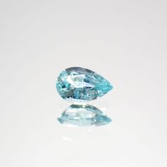 パライバトルマリン(宝石名トルマリン/別名パライバ・トルマリン)モザンビーク産 0.18ct 識別済[220114911]4.9x3mm前後