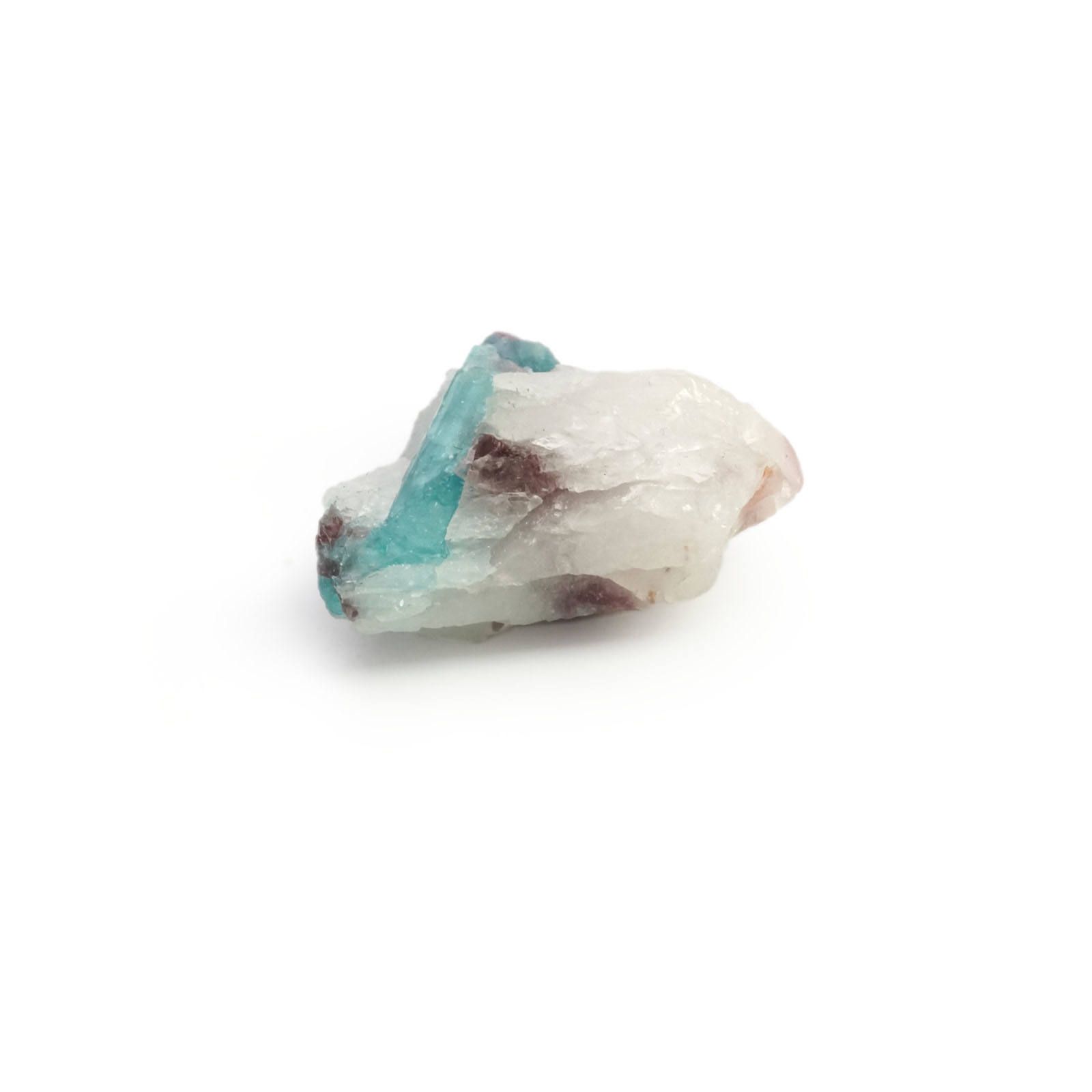 パライバトルマリン ブラジル産 原石・結晶  18.48ct[19111914]18.8×18.2mm前後