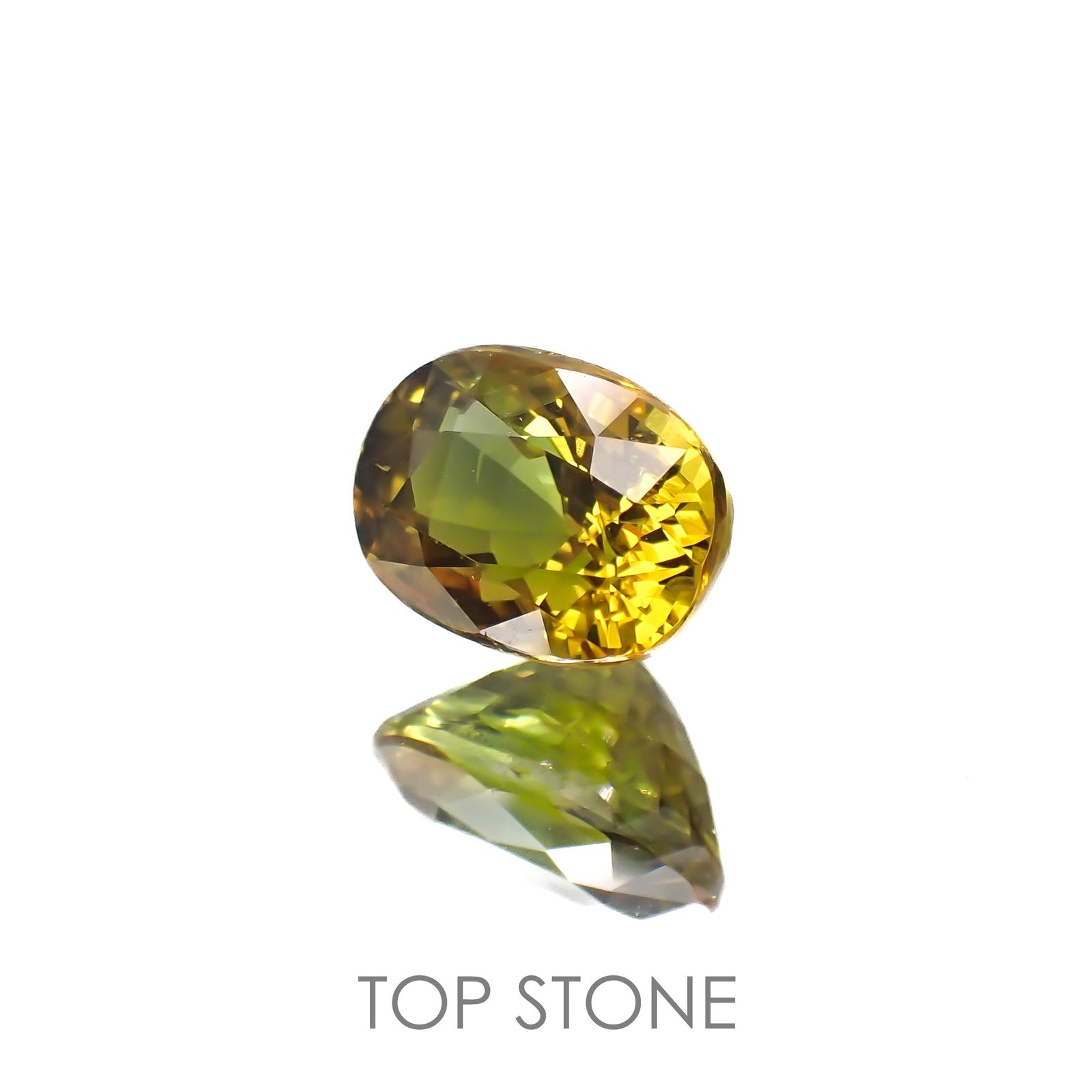 パーティカラーサファイア(宝石名パーティカラード・サファイア)タイ産 3.06ct 識別済[220717134]9.3x6.6mm前後