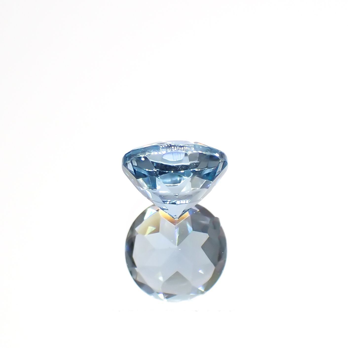 アクアマリン(宝石名アクアマリン)モザンビーク産 0.47ct 識別済[220817393]5x5mm前後