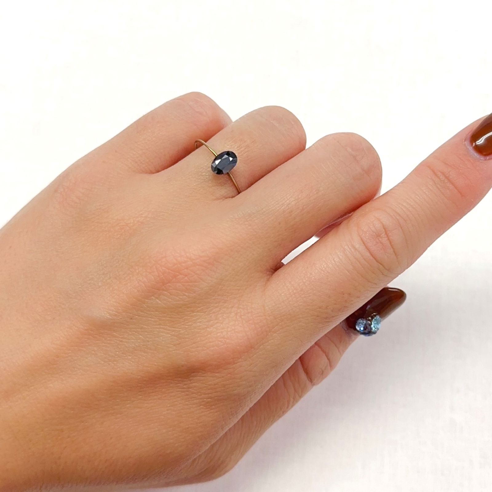 ルチル単結晶 ブラジル産 0.89ct[231023747]6.5x4.5mm前後