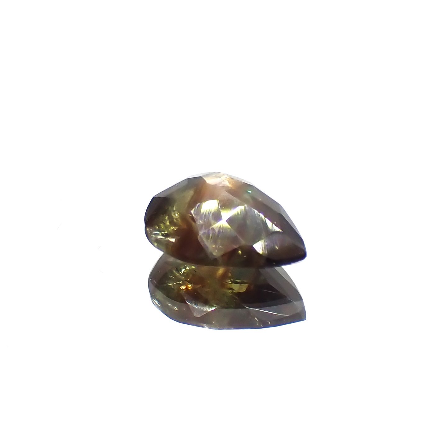 ゴールドシーンサファイア非加熱 ケニア産 0.83ct[230321330]6.8x5.3mm前後